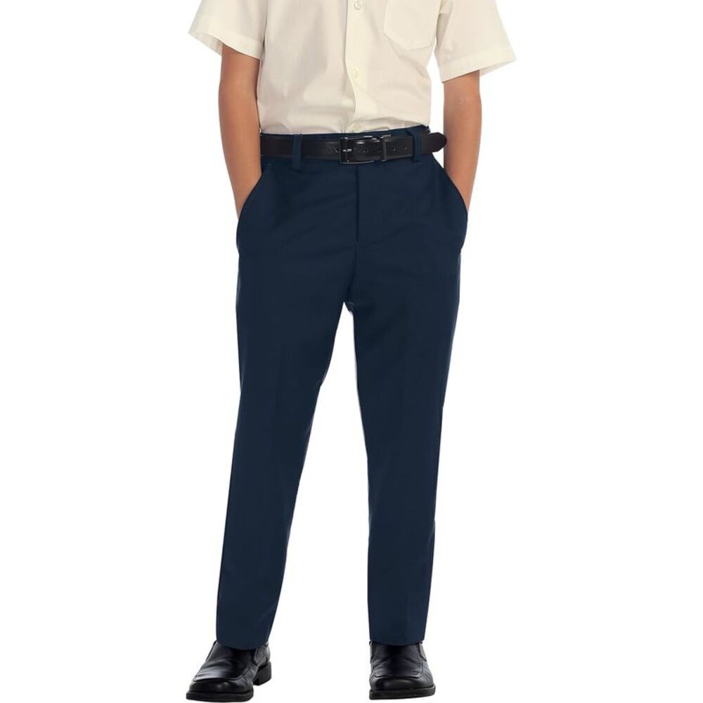Gioberti Mens Expandable Waist Straight Leg Slacks Dress Pants, NWT